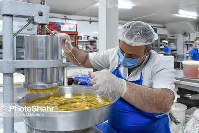 کارگاه پخت زولبیا و بامیه