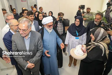 مراسم افتتاح مرکز درمان ناباروری بیمارستان رضوی