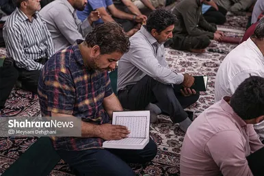 گزارش تصویری | اقامه نماز عید سعید قربان در حرم مطهر رضوی