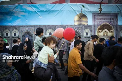 گزارش تصویری | جشن میلیونی امام‌رضایی‌ها در شب میلاد امام‌رضا (ع) / ۲