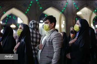 مراسم تحویل سال ۱۴۰۱ در حرم مطهر رضوی
