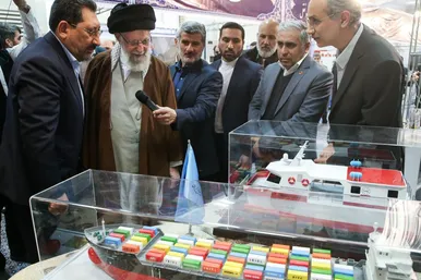 گزارش تصویری | بازدید رهبر معظم انقلاب اسلامی از نمایشگاه رویداد ملی «پیشگامان پیشرفت» (۲ بهمن ۱۴۰۳)