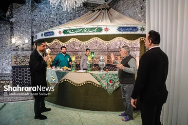 گزارش تصویری | پشت صحنه ویژه برنامه های سحر ماه رمضان تلویزیون در حرم مطهر رضوی