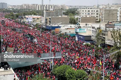 گزارش تصویری | تشییع پیکر امام شهید در تهران (۱۵ تیر ۱۴۰۵) - ۴