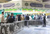 حضور استادان هنر انقلاب اسلامی در چای خانه حضرت رضا (ع)