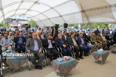 گزارش تصویری | مراسم بهره‌برداری از بولوار کرامت و ۱۲ پروژه عمرانی، ترافیکی، ورزشی و فضای سبز مشهد (۲ اردیبهشت ۱۴۰۴)