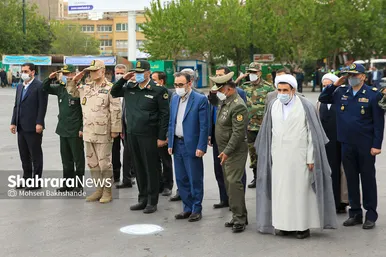 رژه بزرگداشت روز ارتش در مشهد‎‎