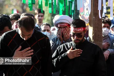 مراسم تشییع و تدفین شهید گمنام در دانشگاه فردوسی مشهد