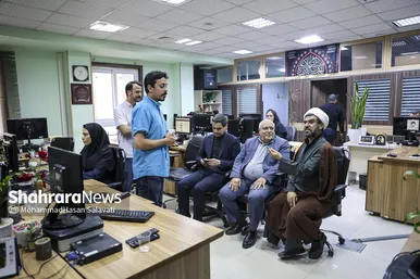 گزارش تصویری | بازدید مدیران استانی و شهری از موسسه فرهنگی شهرآرا به مناسبت روز خبرنگار - ۱