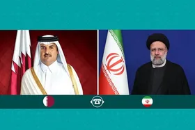 گفت&zwnj;وگوی رئیسی و امیر قطر درباره فلسطین اشغالی و غزه