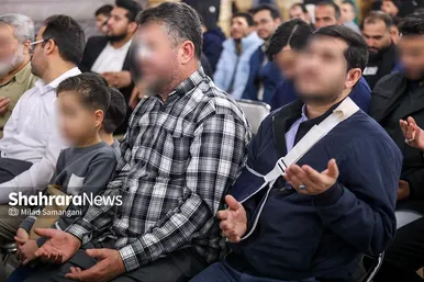 گزارش تصویری | گردهمایی جمعی از مجروحان و آسیب‌دیدگان حوادث اخیر، در حرم امام‌رضا(ع)
