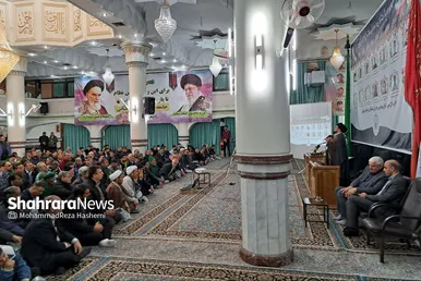 مراسم گرامیداشت شهدای افغانستانی حمله تروریستی کرمان در مشهد