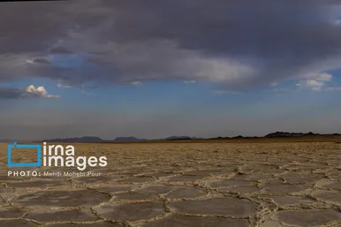 گزارش تصویری | دریاچه نمک حاج علیقلی