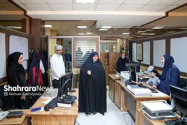 بازدید عضو شورای اسلامی شهر مشهد از موسسه فرهنگی شهرآرا