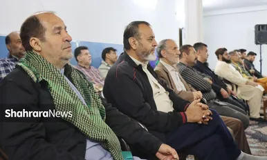 ابراز همدردی مهاجرین افغانستانی در مشهد با ملت شریف ایران