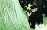 تجدید میثاق رئیس‌جمهور و اعضای دولت با آرمان‌های امام (ره) و شهدا + ویدئو و تصاویر