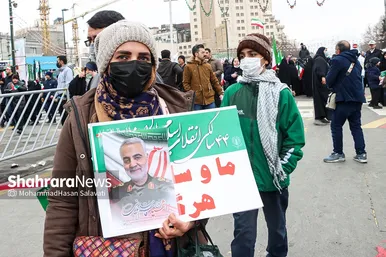 حضور باشکوه مردم مشهد در راهپیمایی ۲۲ بهمن -۳