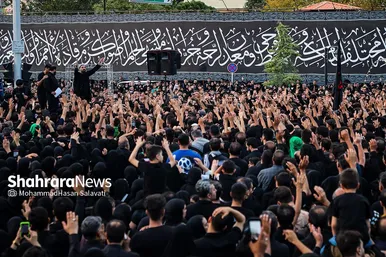 خیمه سوزان عصر عاشورا در مشهد