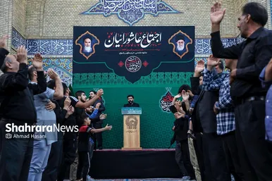 اجتماع عاشورائیان در حرم مطهر رضوی