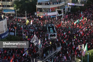 گزارش تصویری | تصاویر هوایی مراسم تشییع پیکر رهبر شهید انقلاب اسلامی