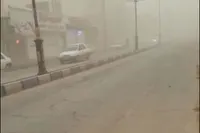 باد با سرعت ۶۷ کیلومتر بر ساعت مهریز یزد را درنوردید (شنبه ۲۴ آذر ۱۴۰۳)