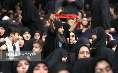 اولین شب مراسم عزاداری حضرت اباعبدالله‌الحسین(ع) در حسینیه امام‌خمینی(ره)
