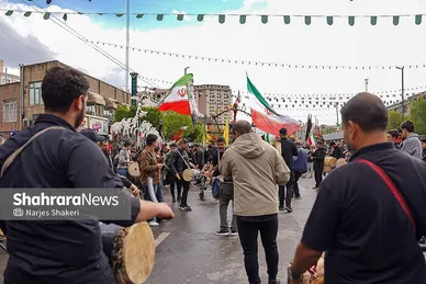 گزارش تصویری | مراسم چهلمین روز شهادت رهبر شهید انقلاب اسلامی در مشهد ۲