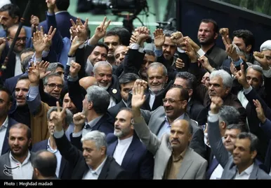 عکس‌هایی از مراسم تحلیف رئیس جمهور