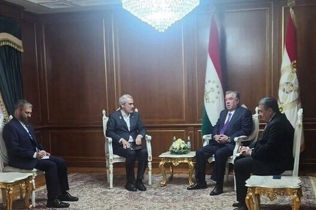 وزیر اقتصاد در دیدار رئیس جمهور تاجیکستان: روابط تهران و دوشنبه با سازوکارهای ویژه قابل‌گسترش است