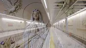 مهمانان هندی تهران در متروی مریم مقدس