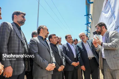 افتتاح طرح توسعه تصفیه‌خانه شهرک چرمشهر مشهد