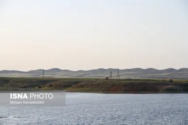 عکس‌هایی از دریاچه بزنگان در خراسان رضوی