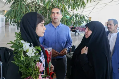 مراسم استقبال از قهرمانان نوجوان بدمینتون آسیا 