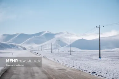 برف در رامیان