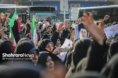 گزارش تصویری | مراسم تشییع پیکر مطهر شهید مدافع امنیت «مهدی ظریف» در مشهد ۲