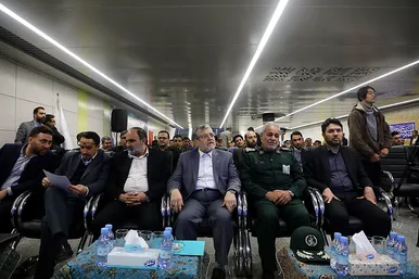 مراسم بهره برداری از دسترسی اصلی ایستگاه الندشت