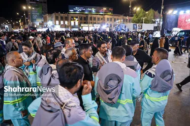 گزارش تصویری | آغاز فعالیت های اربعینی شهرداری مشهد در شهر نجف