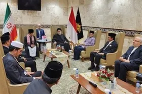 دیدار رئیس جمهور با روسای سازمان&zwnj;های اسلامی اندونزی در جاکارتا