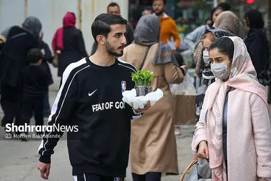 حال و هوای بازار گل در آستانه عید نوروز