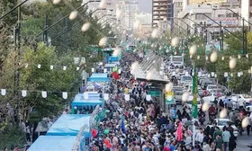 برگزاری مراسم ۱۰ کیلومتری غدیر ۱۴۰۴ تهران + فیلم
