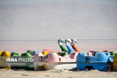 گزارش تصویری | خشک شدن دریاچه مهارلو - شیراز