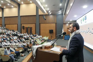گزارش تصویری | بدرقه پیکر شهید گمنام دفاع مقدس در همایش سالیانه بسیجیان در مشهد