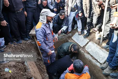 گزارش تصویری | مراسم تدفین پیکرهای شهدای مدافع امنیت در آرامستان بهشت‌رضا(ع) مشهد