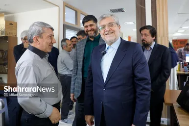 گزارش تصویری | بازدید محمدرضا قلندر شریف شهردار مشهد از موسسه فرهنگی شهرآرا