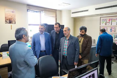 بازدید اعضای شورای اسلامی شهر مشهد از روزنامه شهرآرا