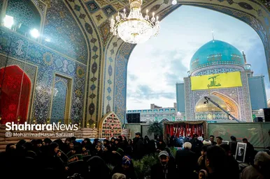گزارش تصویری | پویش«لبنان در پناه امام رئوف» در صحن قدس حرم مطهر رضوی