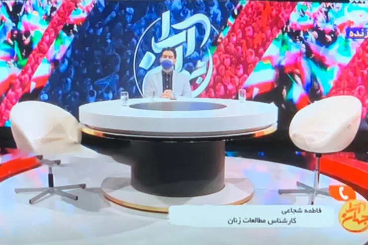 ویدئو | لحظه ترک برنامه زنده جهان آرا توسط شهیندخت مولاوردی