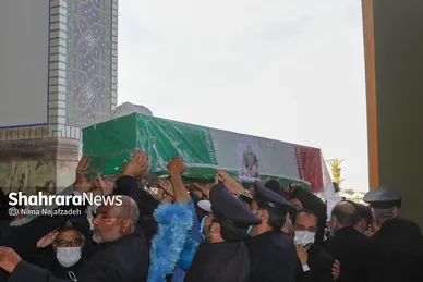 تشییع پیکر شهید حجت الاسلام محمد اصلانی در مشهد