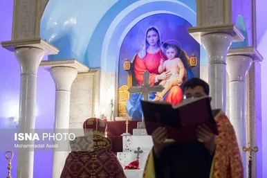 مراسم آغاز سال ۲۰۲۲ میلادی در تهران