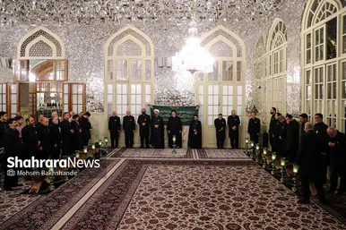 آیین جاروکشی حرم مطهر رضوی